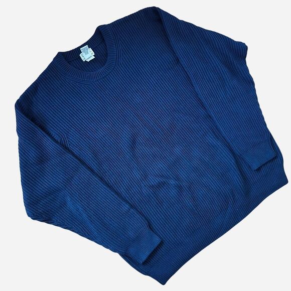 L.L. Bean Black Knit Sweater Breathable Classic - Picture 1 of 4